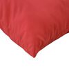 vidaXL Coussins d&eacute;coratifs lot de 4 rouge 50x50 cm tissu