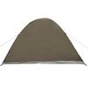 vidaXL Tente de camping &agrave; d&ocirc;me 4 personnes marron imperm&eacute;able