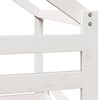 vidaXL Lit haut sans matelas blanc 90x190 cm bois de pin massif