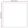 vidaXL Tapis en fausse Tafalla Rose 120 x 120 cm Polyester