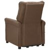 vidaXL Fauteuil Marron Tissu