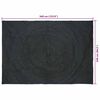 vidaXL Tapis de surface Rectangulaire Gris fonc&eacute; 240 x 340 cm Jute