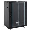 vidaXL Coffret de r&eacute;seau 15U 19" IP20 noir 60x45x86 cm