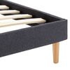 vidaXL Cadre de lit taupe 100 x 200 cm