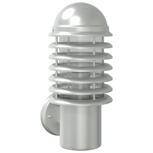 vidaXL Applique murale d'ext&eacute;rieur argent&eacute; acier inoxydable