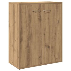 vidaXL Buffet ch&ecirc;ne artisanal 60x30x75 cm bois d'ing&eacute;nierie