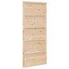 vidaXL Porte de grange Naturel 100 x 2,5 x 208 cm Bois de pin massif