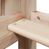 vidaXL Lit superposé sans matelas 90x200 cm bois de pin massif