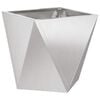 vidaXL Jardini&egrave;re Argent 50 x 50 x 50 cm Acier inoxydable