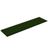 vidaXL Panneaux muraux 12 pcs Vert fonc&eacute; 60x15 cm Velours 1,08 m&sup2;