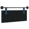 vidaXL T&ecirc;te de lit suspendue Montage mural Bleu 110 x 55 x 7 cm tissu