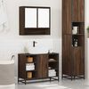 vidaXL Ensemble de meubles de salle de bain 2 pcs Ch&ecirc;ne marron