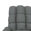 vidaXL Fauteuil de massage inclinable Gris fonc&eacute; Tissu