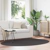 vidaXL Tapis de surface HUARTE Anthracite 140 x 200 cm 100% Polyester