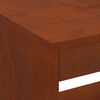vidaXL Braise Marron 160 x 45 x 35 cm Acier