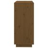 vidaXL Buffet marron miel 74x35x80 cm bois massif de pin