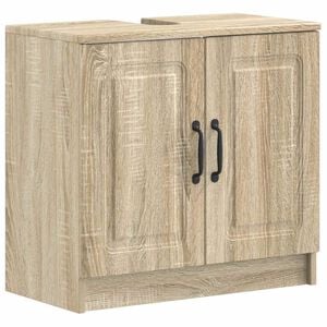 vidaXL Meuble sous Lavabo de Salle de Bain UTRECHT Ch&ecirc;ne Sonoma