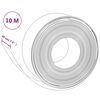vidaXL Bordures de jardin 4 pcs noir 10 m 20 cm polyéthylène