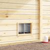 vidaXL Nichoir &agrave; poules 2 compartiments, fixation murale, acier galvanis&eacute;
