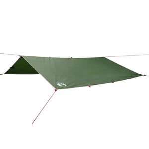 vidaXL B&acirc;che de camping vert 300x294 cm imperm&eacute;able