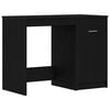 vidaXL Bureau Ch&ecirc;ne noir Bois d'ing&eacute;nierie 100 x 50 x 76 cm