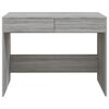 vidaXL Bureau sonoma gris 101x50x76,5 cm bois d'ingénierie