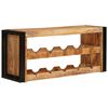 vidaXL &Eacute;tag&egrave;re &agrave; vin 100 x 45 x 33 cm Bois de mangue brut solide