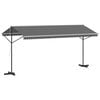 vidaXL Auvent autoportant 5 x 3 m Polyester Gris