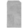 vidaXL &Eacute;tag&egrave;res cube murales 2 pcs Gris b&eacute;ton 26x15x26 cm