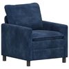 vidaXL Canap&eacute; Bleu marine 76 x 81 x 87,5 cm Polyester
