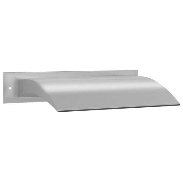 vidaXL Fontaine de piscine argent&eacute; 45x26x13 cm acier inoxydable