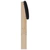 vidaXL T&ecirc;te de lit capitonn&eacute;e Noir 180 cm Pin massif