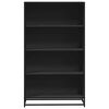 vidaXL Bibliothèque noir 80,5x35x139 cm bois d'ingénierie