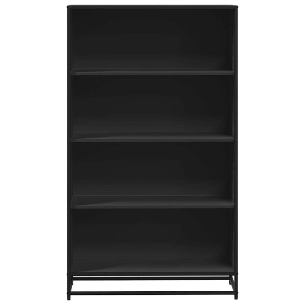 vidaXL Bibliothèque noir 80,5x35x139 cm bois d'ingénierie
