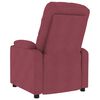 vidaXL Fauteuil de massage Rouge bordeaux Tissu