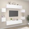 vidaXL Ensemble de meubles TV 8 pcs Blanc Bois d'ingénierie