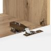 vidaXL Meuble TV mural 2 pcs Ch&ecirc;ne artisan 60 x 31 x 29,5 cm