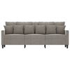 vidaXL Canap&eacute; &agrave; 3 places Gris clair 180 cm Velours