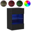 vidaXL Ensemble meuble TV Noir 40 x 30 x 60,5 cm Bois d'ing&eacute;nierie
