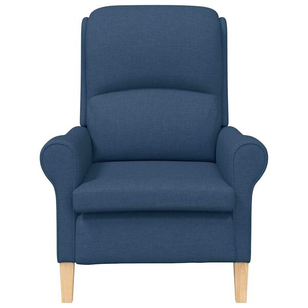 vidaXL fauteuil Bleu 76 x 94 x 102 cm tissu
