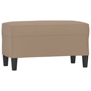 vidaXL Banc Cappuccino 70x35x41 cm Similicuir