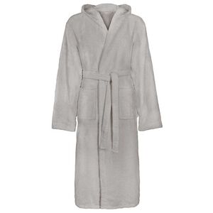 vidaXL Peignoir KINN Gris XL Coton