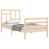 vidaXL Cadre de lit sans matelas bois massif