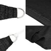 vidaXL Voile d'ombrage 160 g/m&sup2; Noir 3x4x5 m PEHD