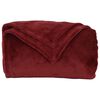 vidaXL Couvertures &agrave; jeter 6 pcs Rouge Bordeaux 130 x 150 cm Toison