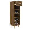 vidaXL Meuble &agrave; chaussures Ch&ecirc;ne marron 30x35x105 cm Bois d'ing&eacute;nierie