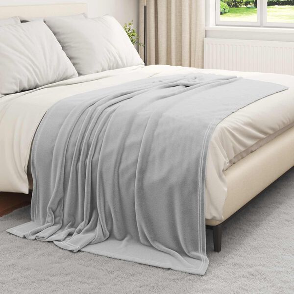 vidaXL Couvertures &agrave; jeter 6 pcs Gris 150 x 200 cm Toison