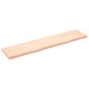 vidaXL Comptoir de salle de bain 180x40x(2-6)cm bois massif non trait&eacute;