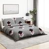 vidaXL Ensemble de housse de couette Gris 260x240 cm Coton
