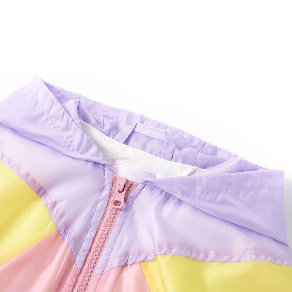 Veste à capuche avec fermeture éclair pour enfants multicolore 104